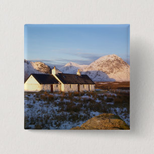 Bóton Quadrado 5.08cm Blackrock Cottage, Glencoe, Highlands, Escócia