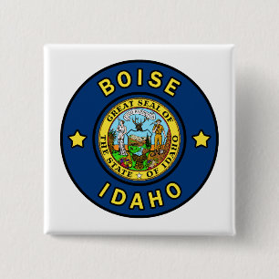 Bóton Quadrado 5.08cm Boise Idaho