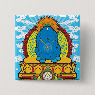 BÓTON QUADRADO 5.08CM BOLO DE BUDDHA