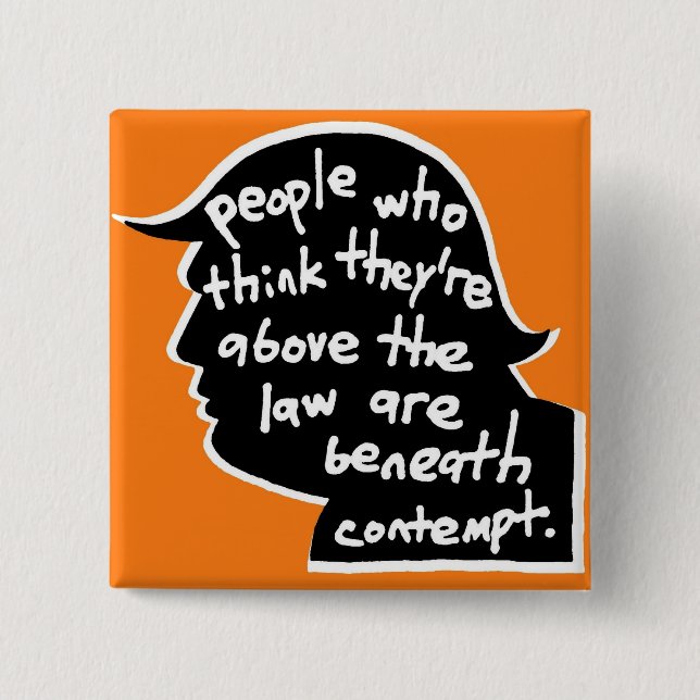 Bóton Quadrado 5.08cm Bombastus Acima Do Botão Direito (Frente)