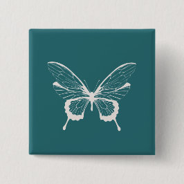 Bóton Quadrado 5.08cm Borboleta