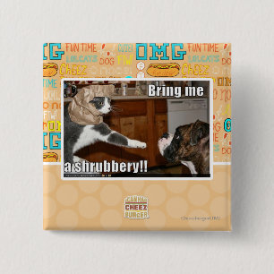 Bóton Quadrado 5.08cm Bosque