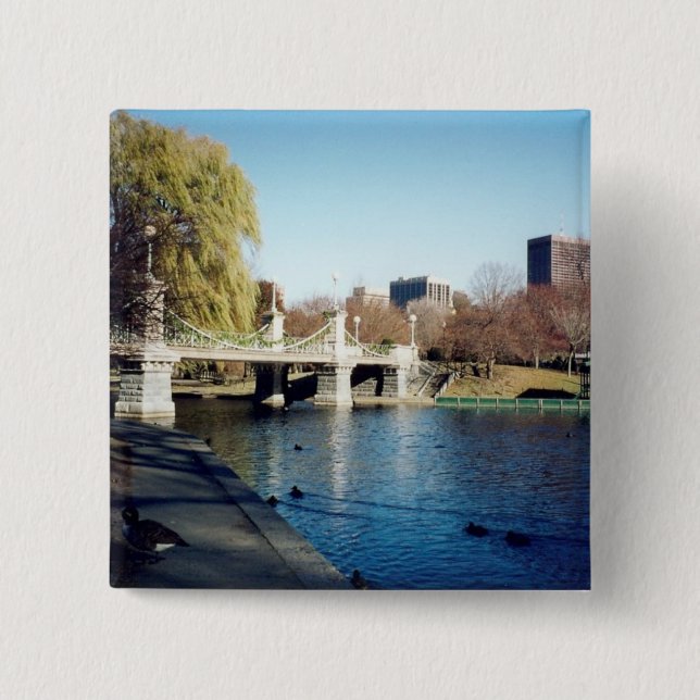 Bóton Quadrado 5.08cm boston frequentes (Frente)