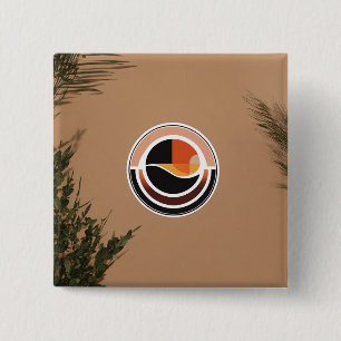 Bóton Quadrado 5.08cm Botão