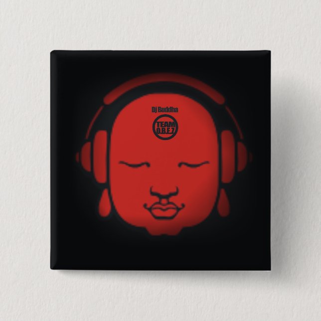 Bóton Quadrado 5.08cm botão (Frente)