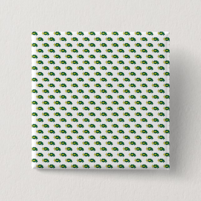 Bóton Quadrado 5.08cm Botão (Frente)