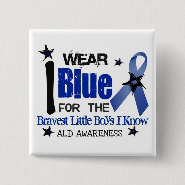 Bóton Quadrado 5.08cm Botão (Frente)