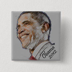 Bóton Quadrado 5.08cm Botão 2012 da eleição de Obama
