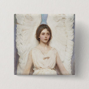 Bóton Quadrado 5.08cm Botão Anjo de Thayer