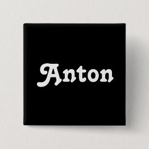 Bóton Quadrado 5.08cm Botão Anton