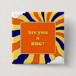 Bóton Quadrado 5.08cm Botão BBG