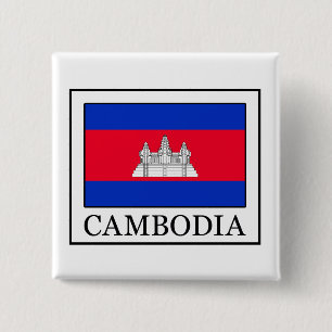 Bóton Quadrado 5.08cm Botão Camboja