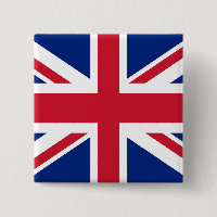 Botão com bandeira do Reino Unido