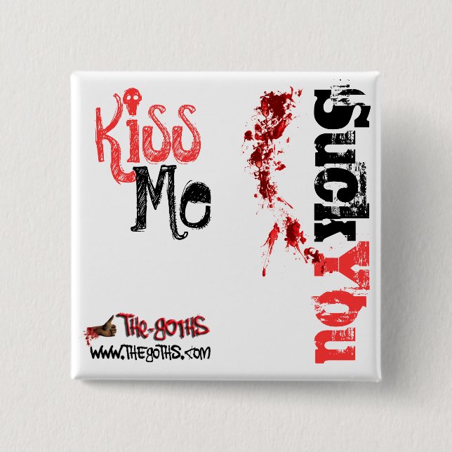 Bóton Quadrado 5.08cm Botão cómico oficial do LANÇAMENTO do engodo para (Frente)