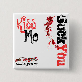 Bóton Quadrado 5.08cm Botão cómico oficial do LANÇAMENTO do engodo para