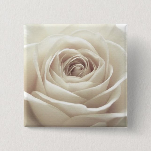 Bóton Quadrado 5.08cm Botão cor-de-rosa (Frente)