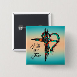 Bóton Quadrado 5.08cm Botão Cruz Sudoeste