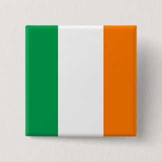 Bóton Quadrado 5.08cm Botão da bandeira de Ireland