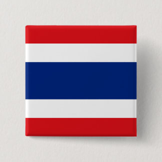 Bóton Quadrado 5.08cm Botão da bandeira de Tailândia
