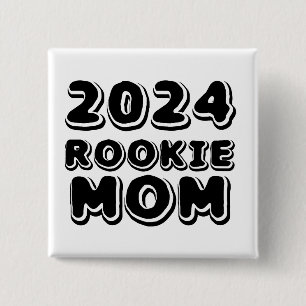 Bóton Quadrado 5.08cm Botão da Mãe da Rookie 2022