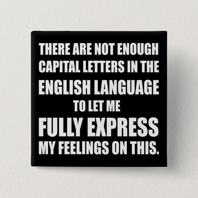 Bóton Quadrado 5.08cm Botão de Alternity: Não bastante bonés (Frente)
