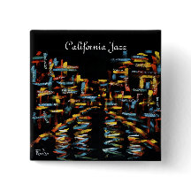 Botão de Arte do California Jazz
