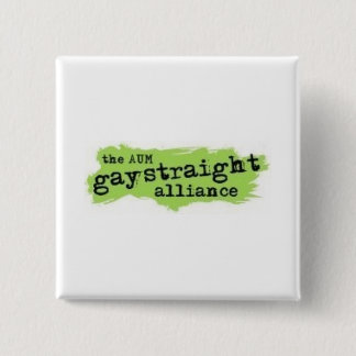 Bóton Quadrado 5.08cm Botão de AUM GSA