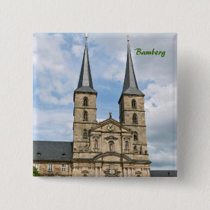 Bóton Quadrado 5.08cm Botão de Bamberg