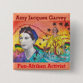 Bóton Quadrado 5.08cm Botão de Jacques Garvey do Amy