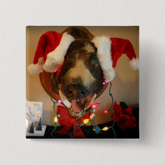 Bóton Quadrado 5.08cm Botão de James Garfield (Frente)