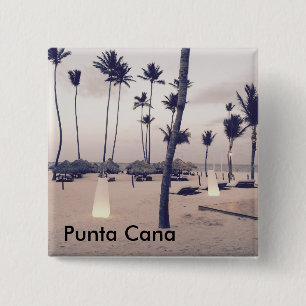 Bóton Quadrado 5.08cm Botão de Punta Cana