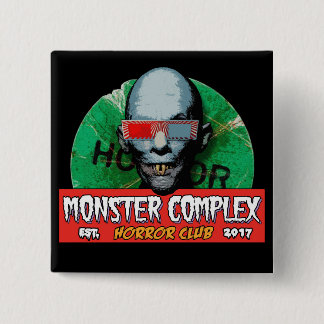 BÓTON QUADRADO 5.08CM BOTÃO DE QUADRÃO DE 2 POLEGADAS DO MONSTER COMPLEX