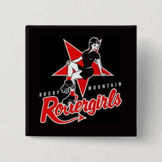 Bóton Quadrado 5.08cm Botão de RMRG