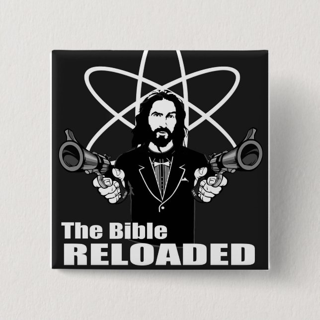 Bóton Quadrado 5.08cm Botão de TBR (Frente)