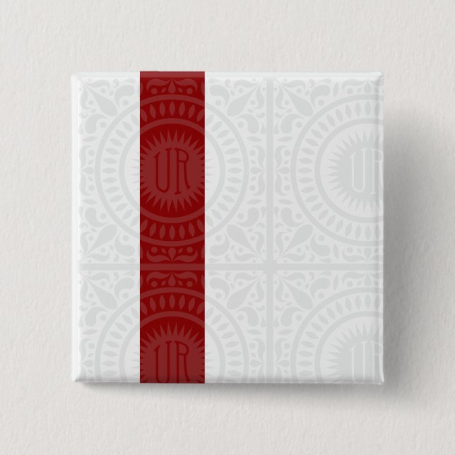 Bóton Quadrado 5.08cm Botão de UrbanRiot JP1 (Frente)