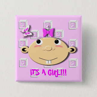 Bóton Quadrado 5.08cm Botão de WBlocks-