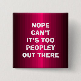 Bóton Quadrado 5.08cm Botão Demopley