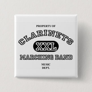 Bóton Quadrado 5.08cm Botão do clarinete