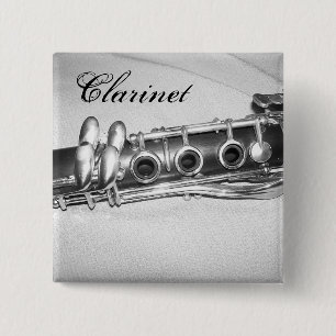 Bóton Quadrado 5.08cm Botão do clarinete