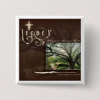 Bóton Quadrado 5.08cm Botão do legado