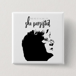 Bóton Quadrado 5.08cm Botão do #LetLizSpeak