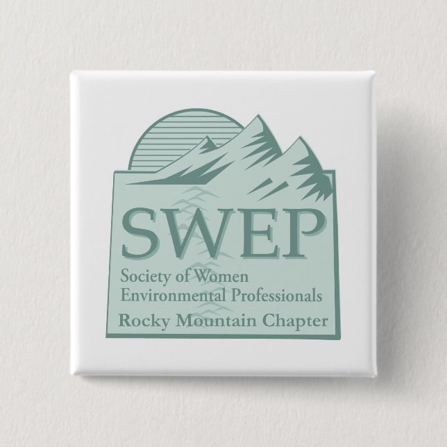 Bóton Quadrado 5.08cm Botão do logotipo (Frente)