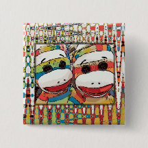 Botão do macaco da peúga