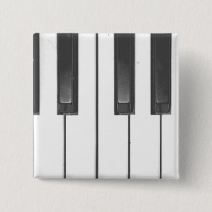 Bóton Quadrado 5.08cm Botão do piano