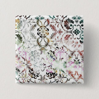 Bóton Quadrado 5.08cm botão do vintage