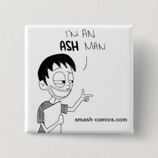 Bóton Quadrado 5.08cm Botão estranho do cliente