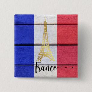 Bóton Quadrado 5.08cm Botão França