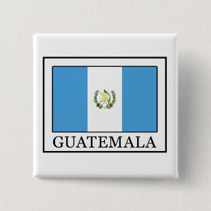 Bóton Quadrado 5.08cm Botão Guatemala