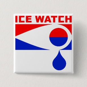 Bóton Quadrado 5.08cm botão ICE WATCH