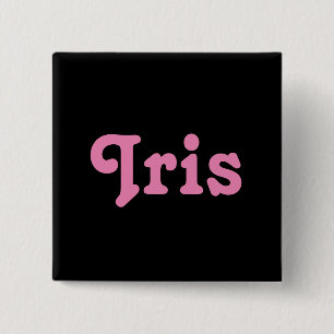 Bóton Quadrado 5.08cm Botão Iris